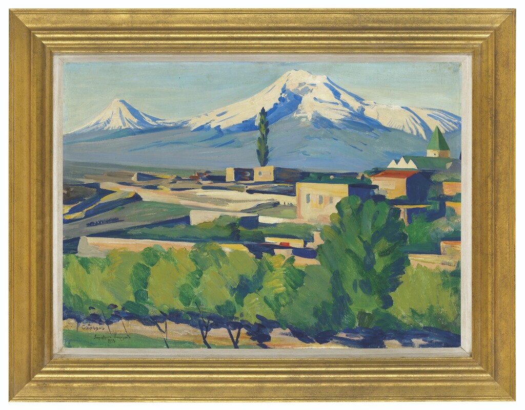 View of Mount Ararat from Yerevan