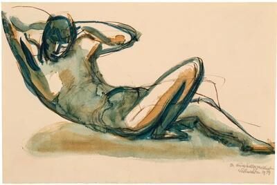 Reclining male nude