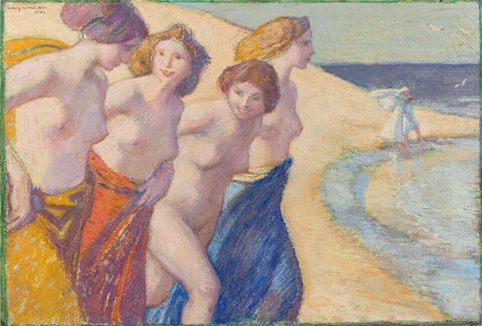 Women by the sea