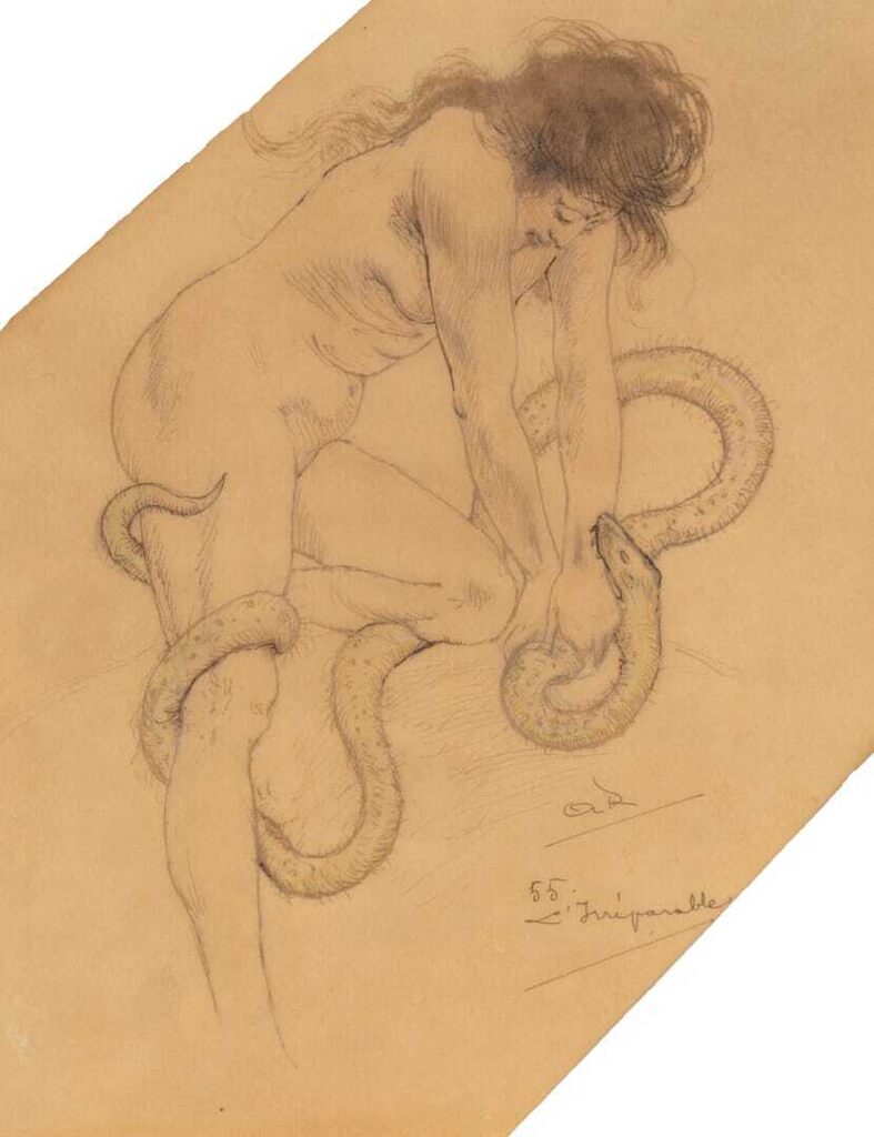 Femme au serpent (Woman with snake)