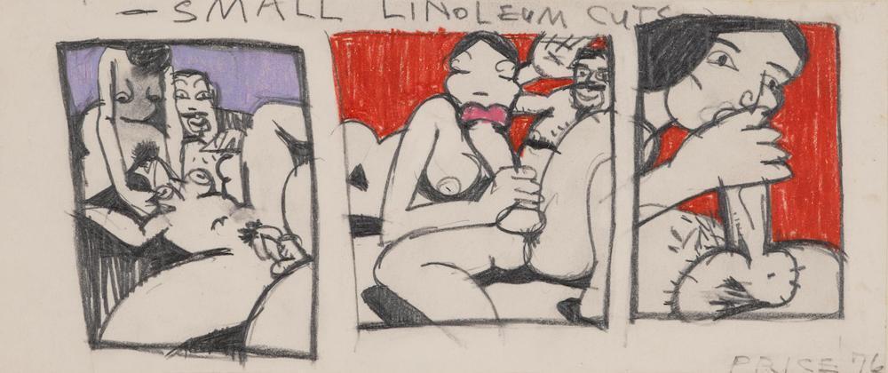 Untitled (small linoleum cuts)