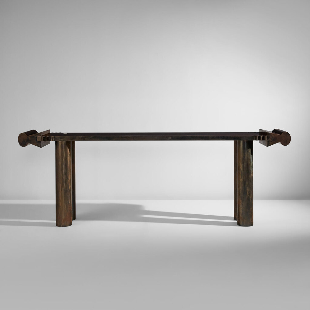"Black Freighter" console table