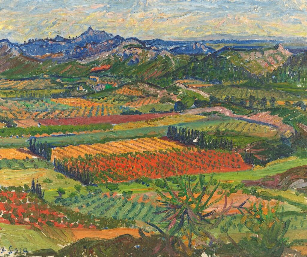 Looking Towards Les Arsacs, Les Baux