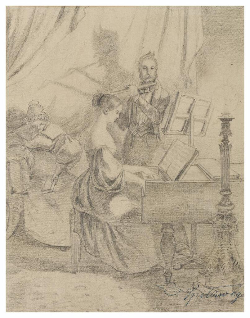 Concert avec femme au piano