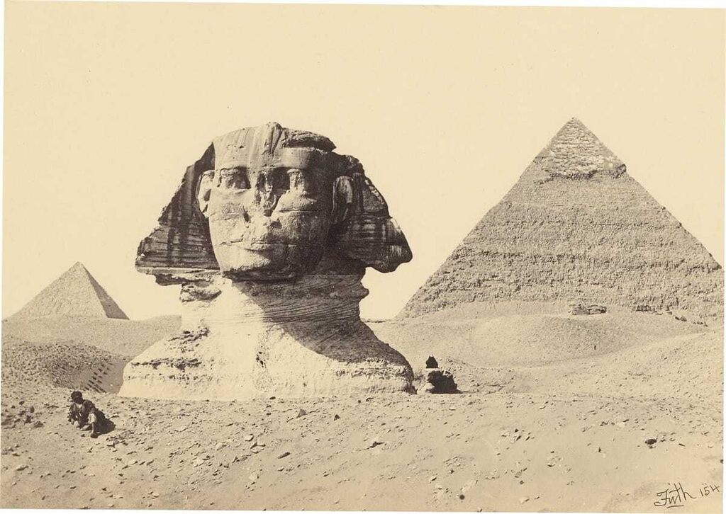 Sphinx / The Great Piramid, From the Plain / The Second Piramid, From the Plain