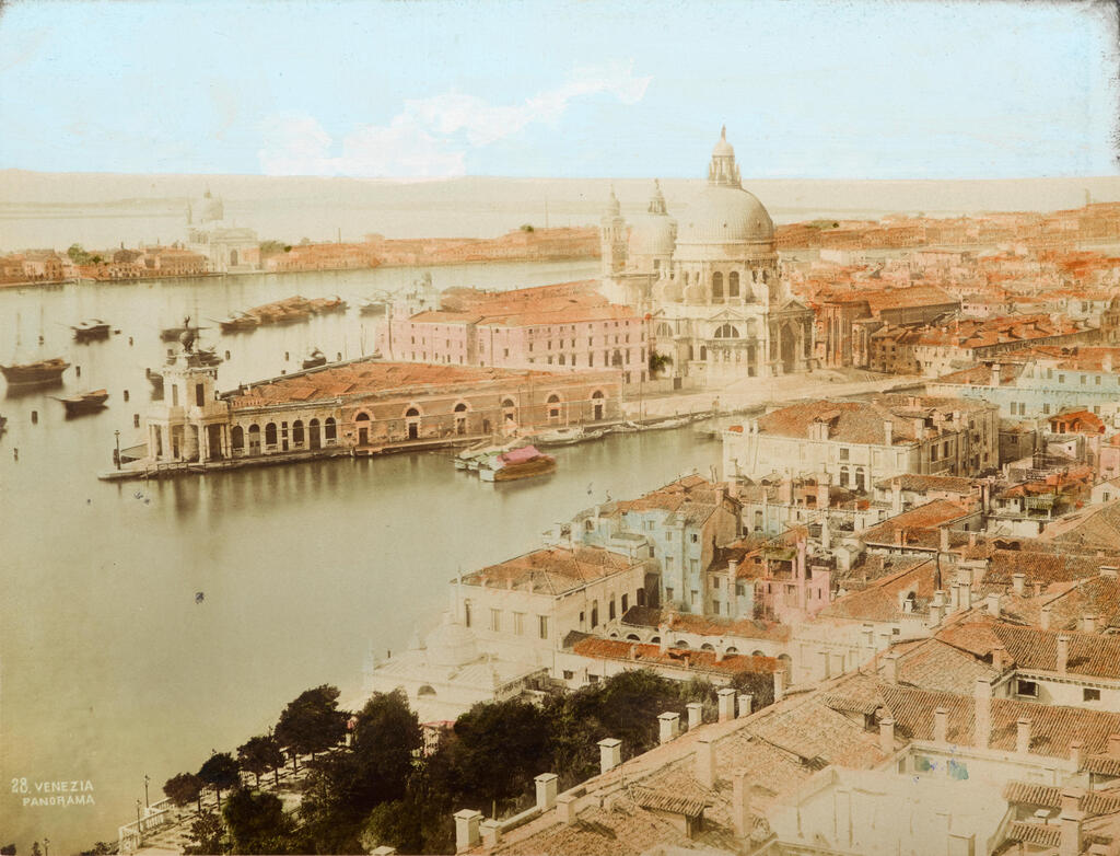 Album of 40 hand-colored albumen print photographs
