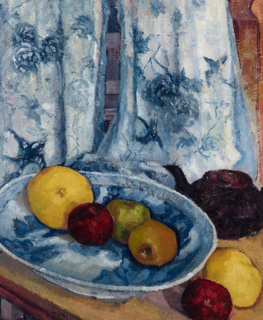 Still Life with Apples, Pomegranates and a Teapot