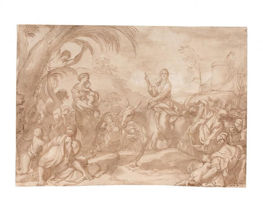 The entrance of Christ into Jerusalem
