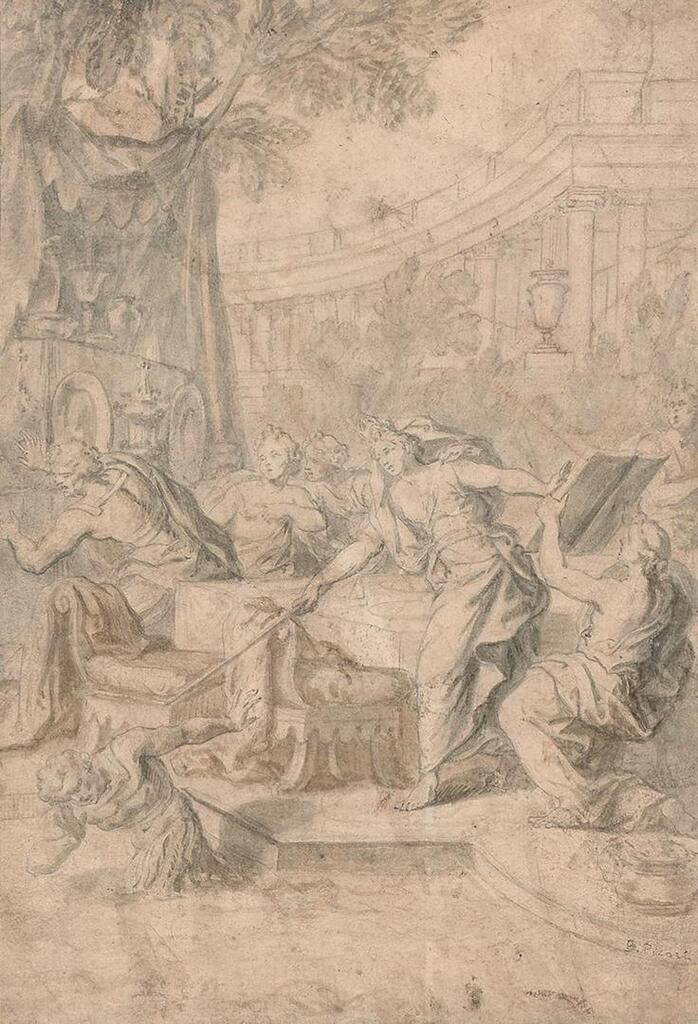 Circe transforming Odysseus' companions into animals