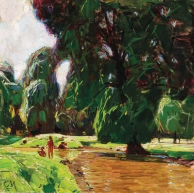 “Die große Pappel” (The tall poplar)
