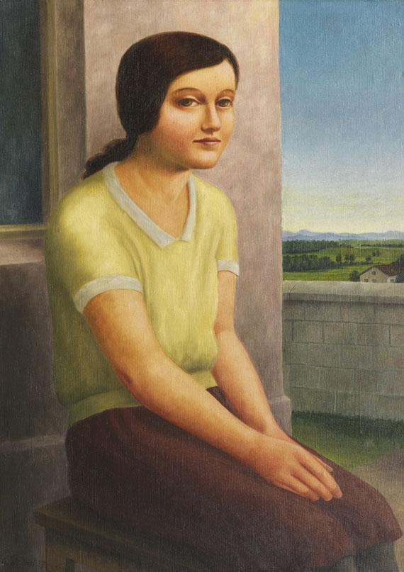 Sitzendes Mädchen