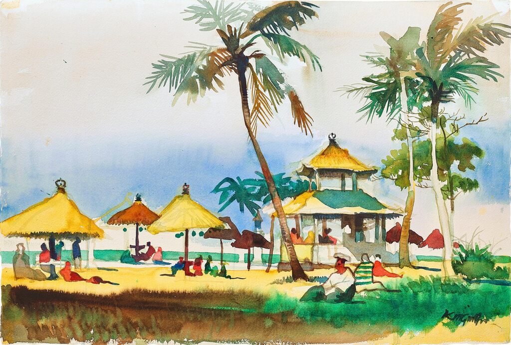 Beach hut, Bali
