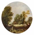 Forest Landscape with Travellers