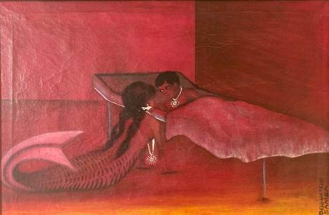 Untitled (Red Mami Wata)