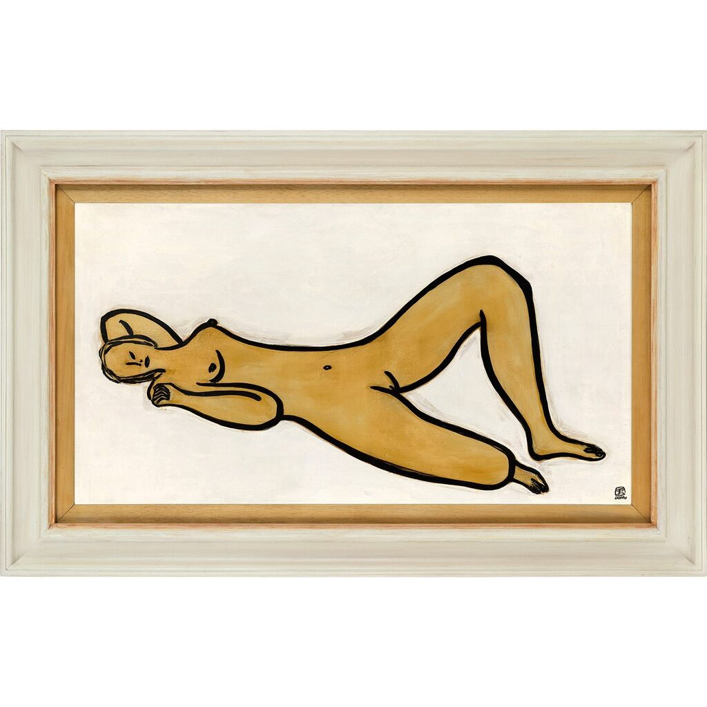 Sanyu, Reclining Nude, with Raised Knee II