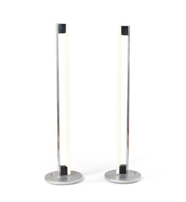 Paire de lampadaires Tube, le modèle de 1927