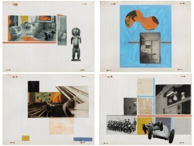 Four collages, circa 1935