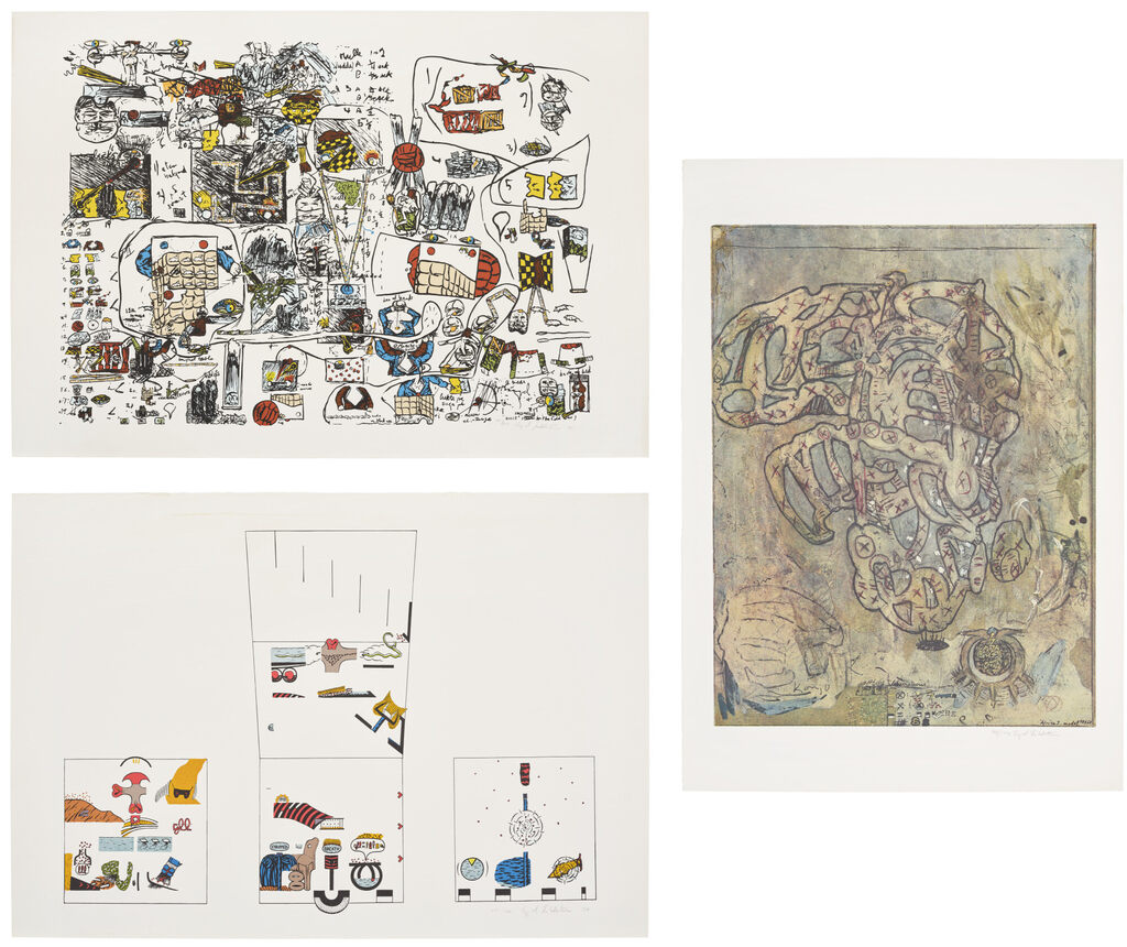 Rulle (Suggestions for the Cold War); Phase 3 of Sitting: Five Panels; and Africa Model