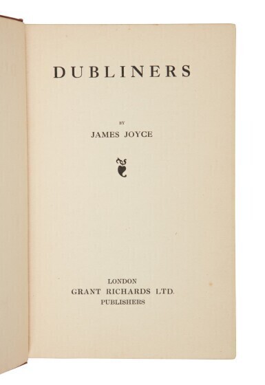 Joyce, James | The first published edition of Dubliners