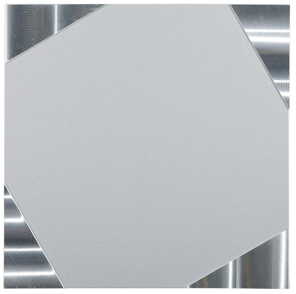 Studio per superficie a testura vibratile - Rotazione di triangoli di due linee luce - Ottagono
