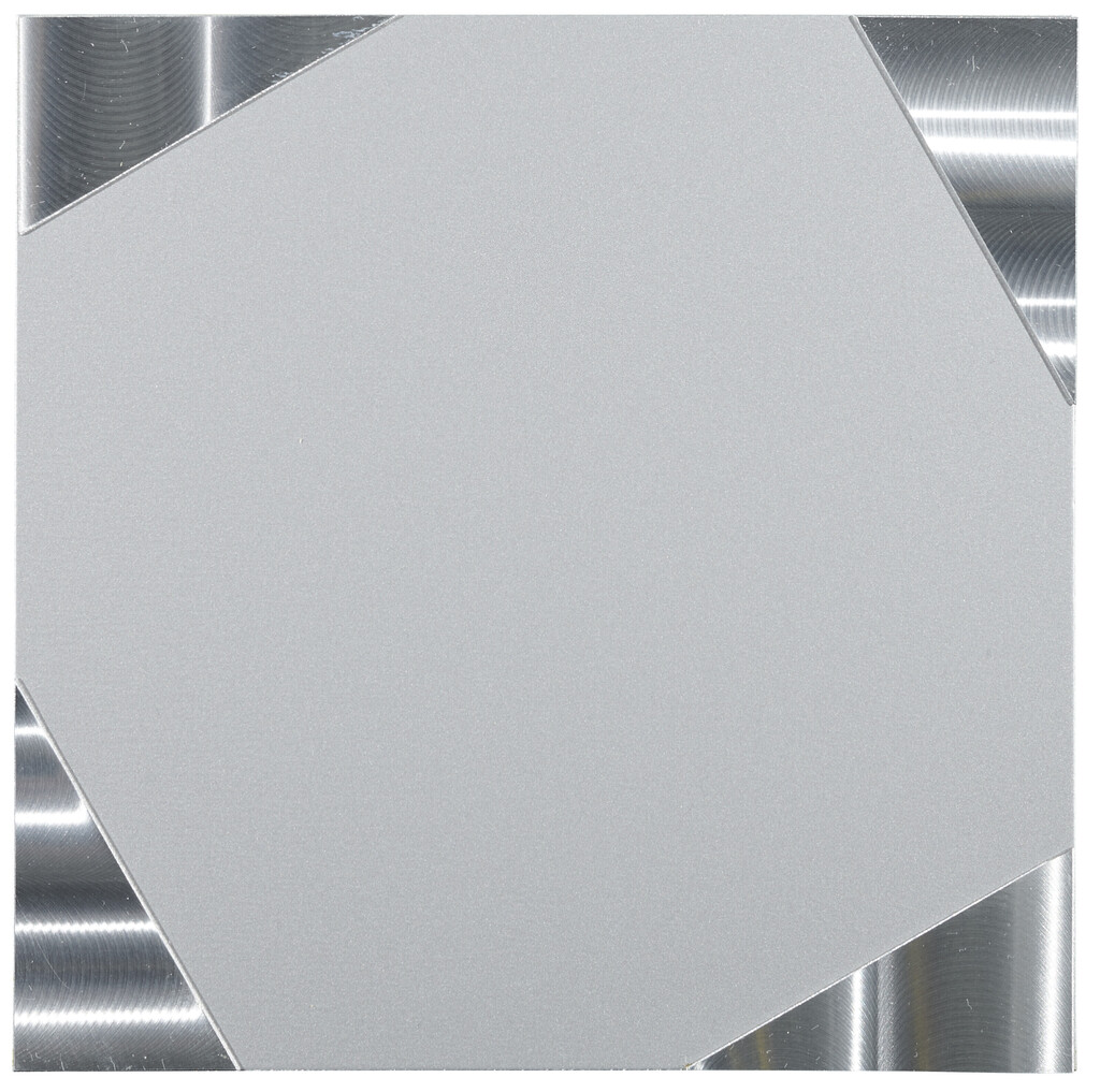 Studio per superficie a testura vibratile - Rotazione di triangoli di due linee luce - Ottagono