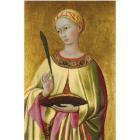 Saint Lucy, half length, holding a martyr's palm