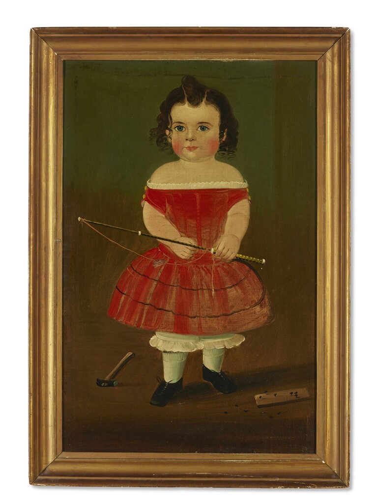 BOY IN RED WITH A WHIP