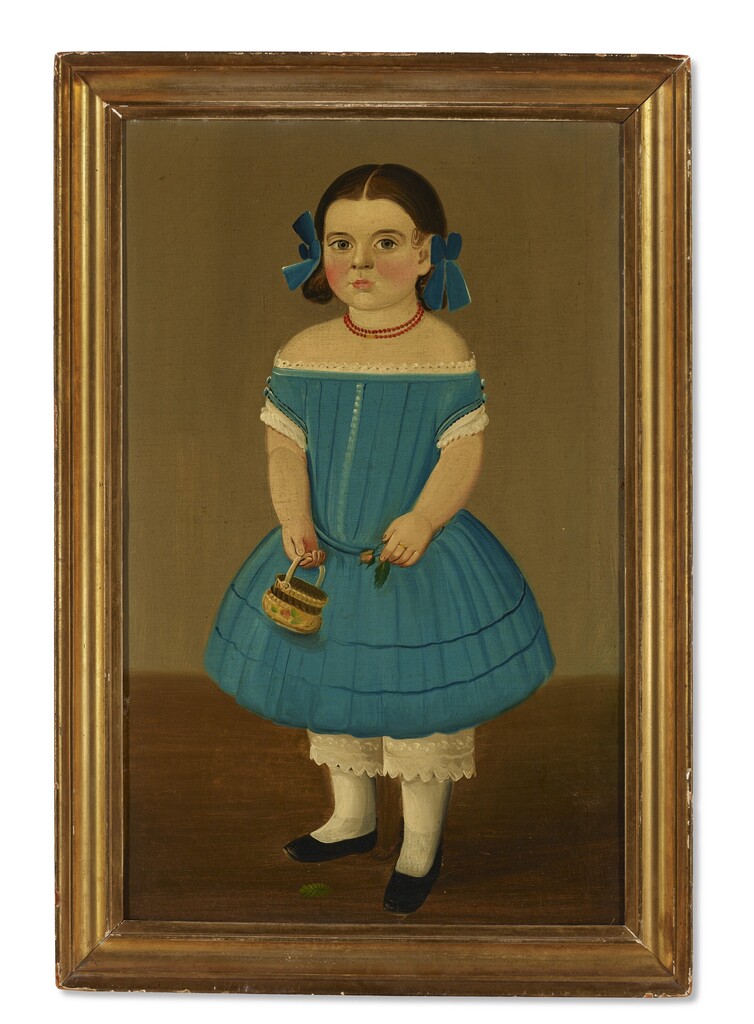 GIRL IN A BLUE DRESS