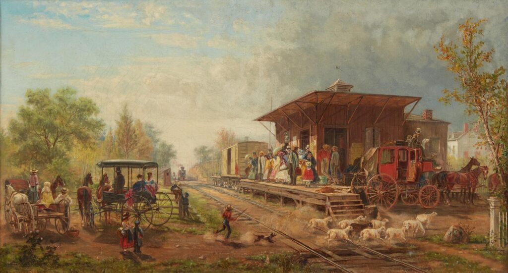 The Station on Morris and Essex Railroad