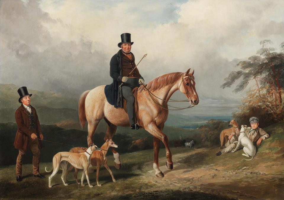 Mr Miller on his favourite hunter Bristol