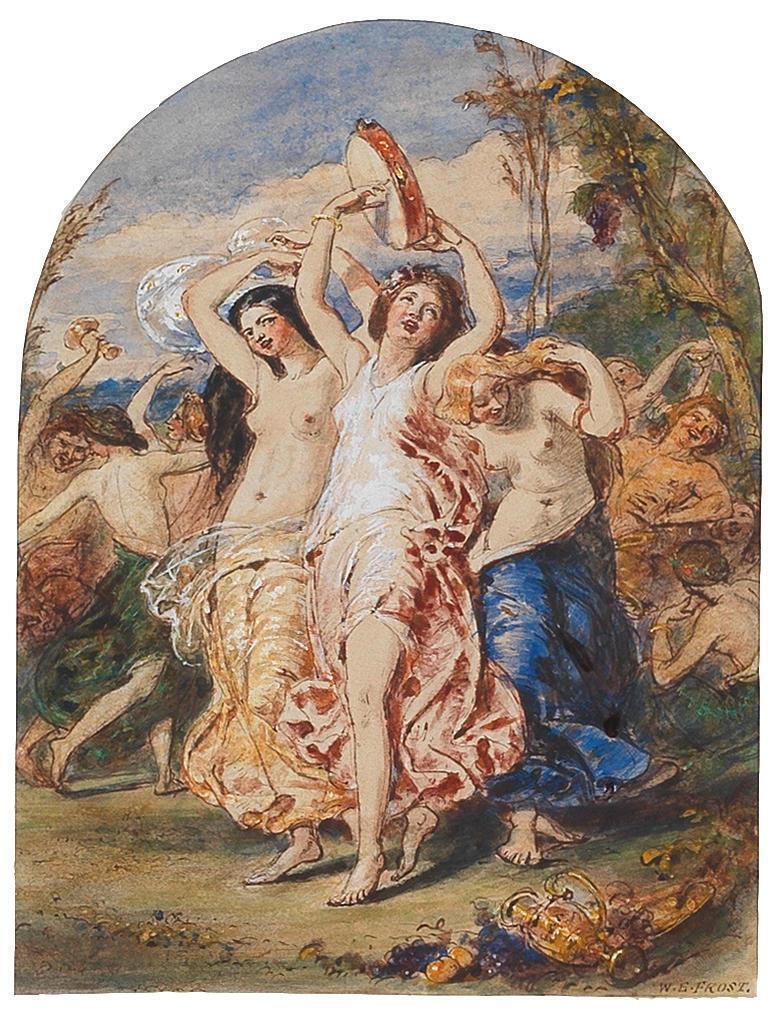 Bacchanalia dancing
