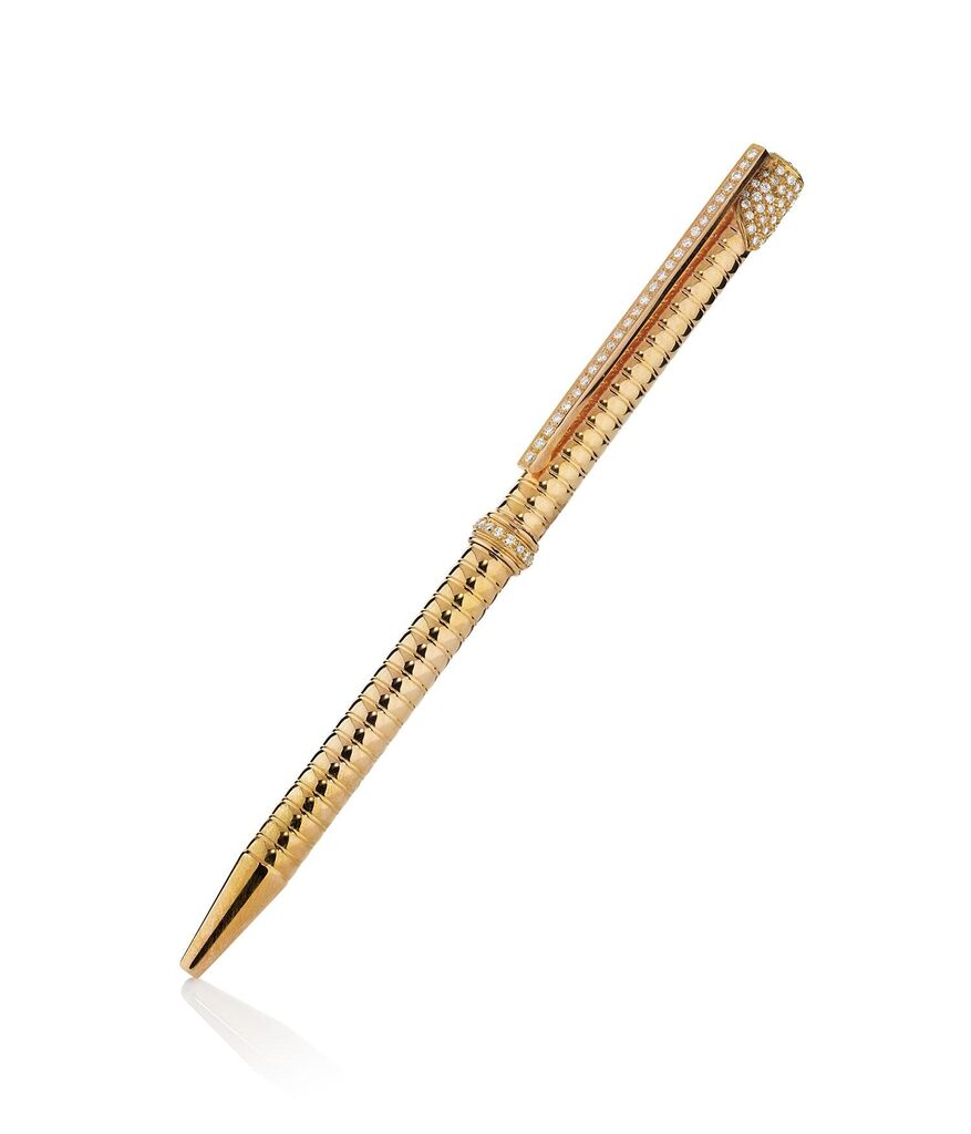 Gold and diamond pen