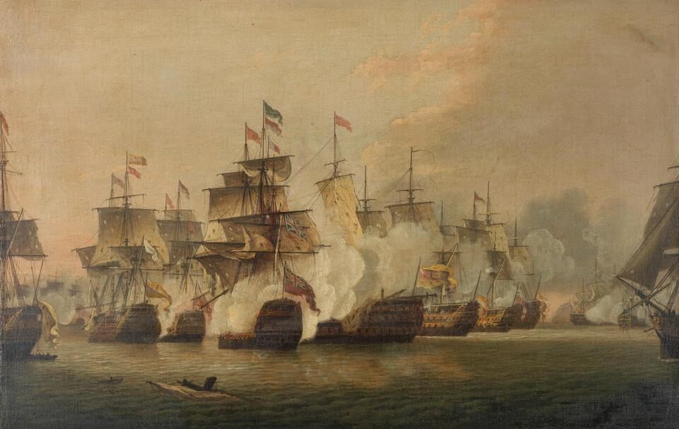 Jervis's victory off Cape St Vincent on Valentine's Day 1797