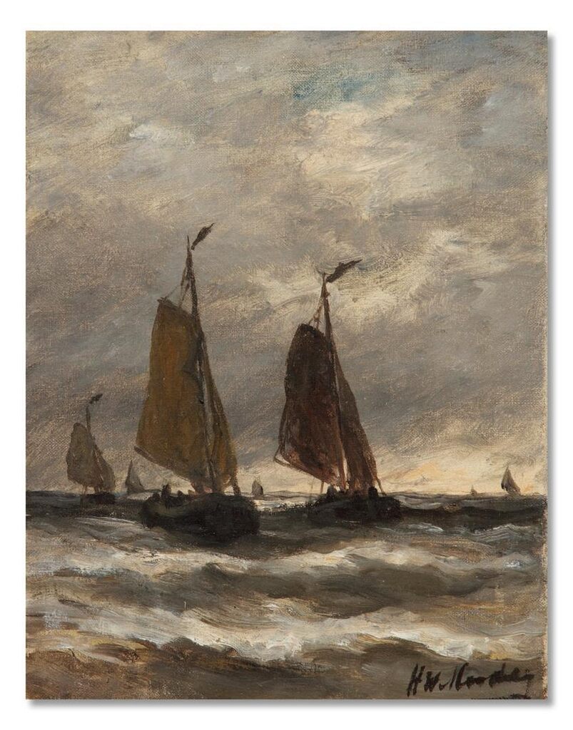 Bomschuiten at sea