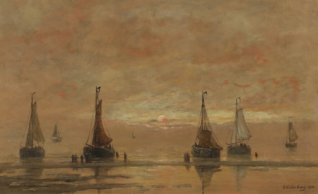 Bomschuiten at sunset