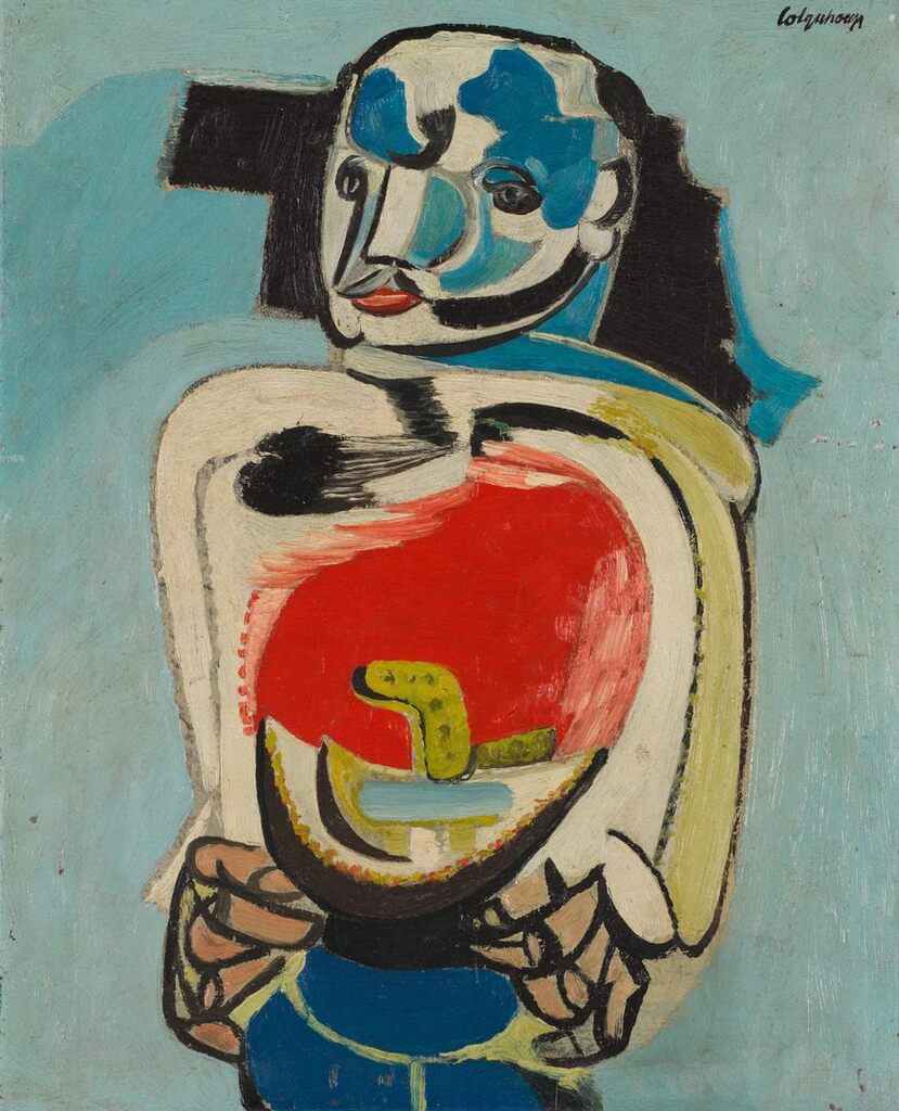 Man with Saddle