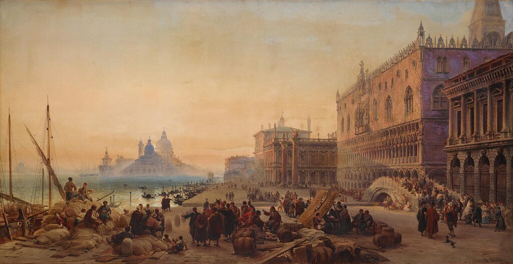 Venice, view towards Santa Maria della Salute