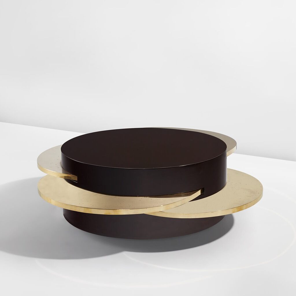 "Cubo Tondo" coffee table, from the "Plurimi" series
