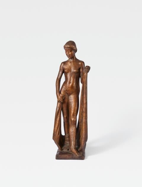 Mädchen mit großem Tuch