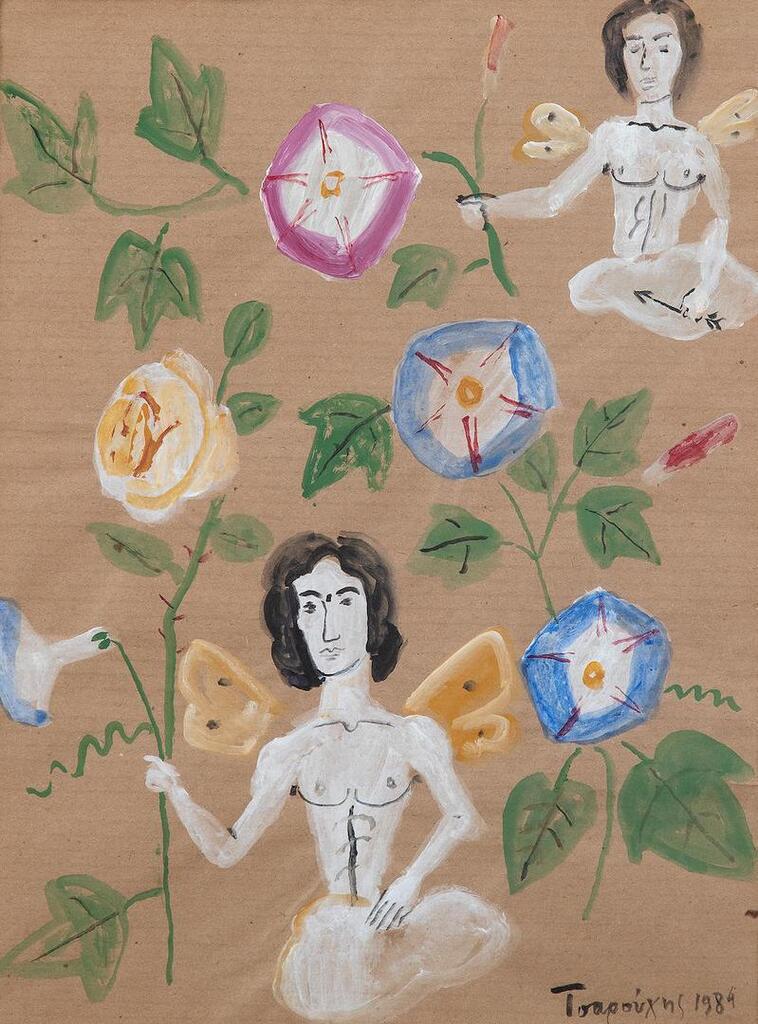 Anges et fleurs