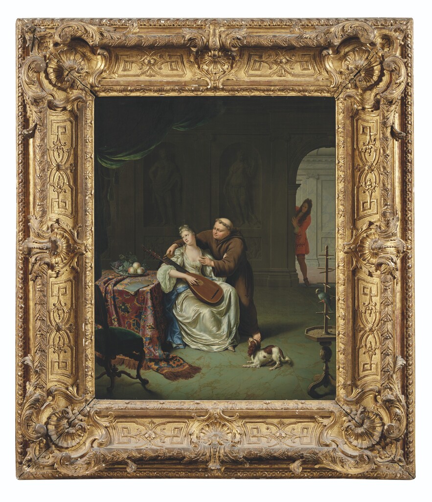 Tartuffe et Élmire supris par Damis, fils d'Orgon