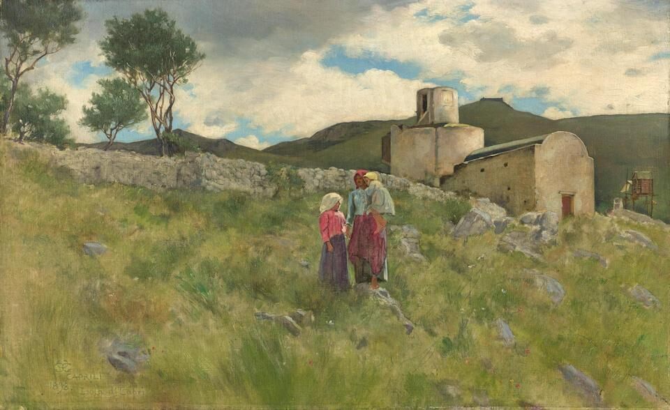 An Old Mill, Caprili