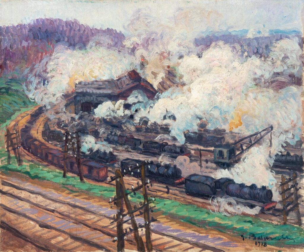 Trains in a Station