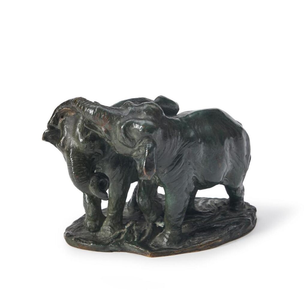 The Courtship of Two Elephants