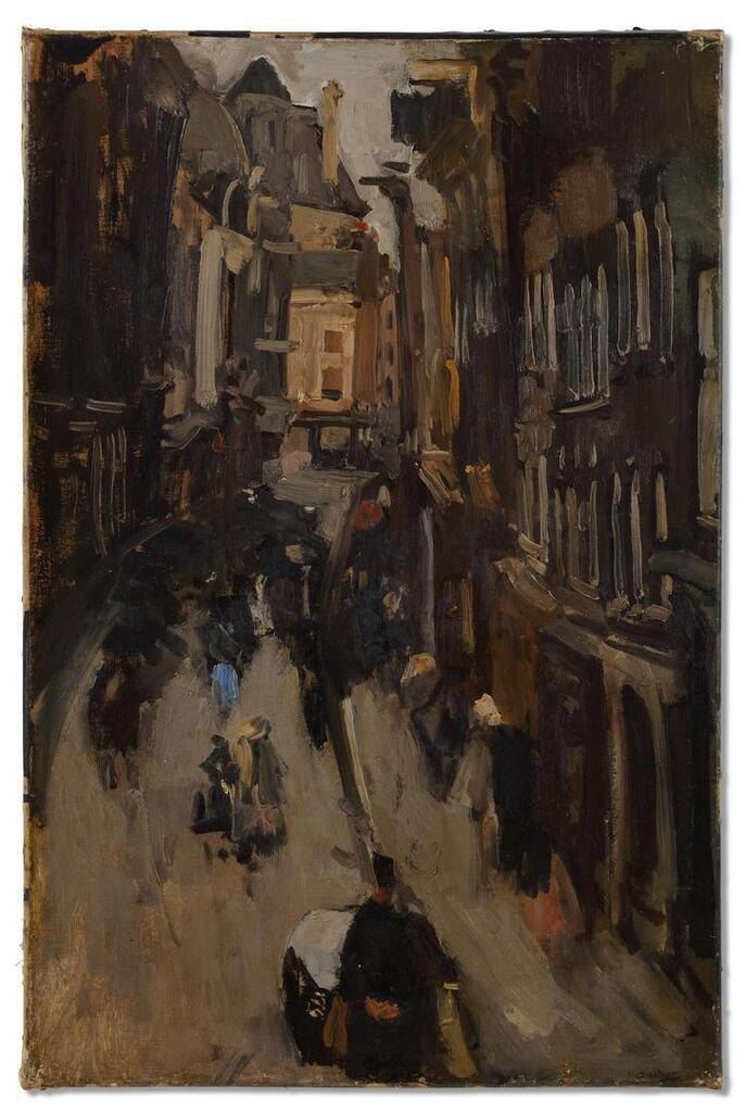 A busy day in the Kalverstraat, Amsterdam