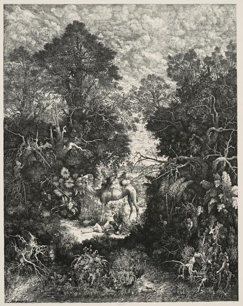 Le bon samaritain ('Abd-el Kader secourant un chrétien')