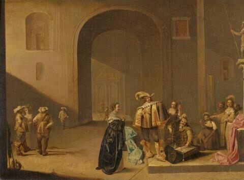 Guardroom with Soldiers and their Booty