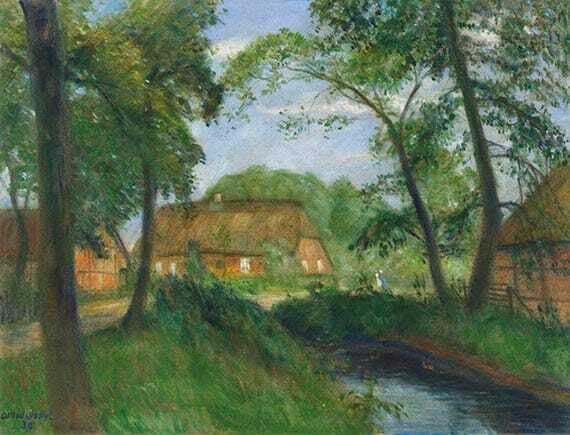 Sommer im alten Dorf (am Ortseingang von Fischerhude)