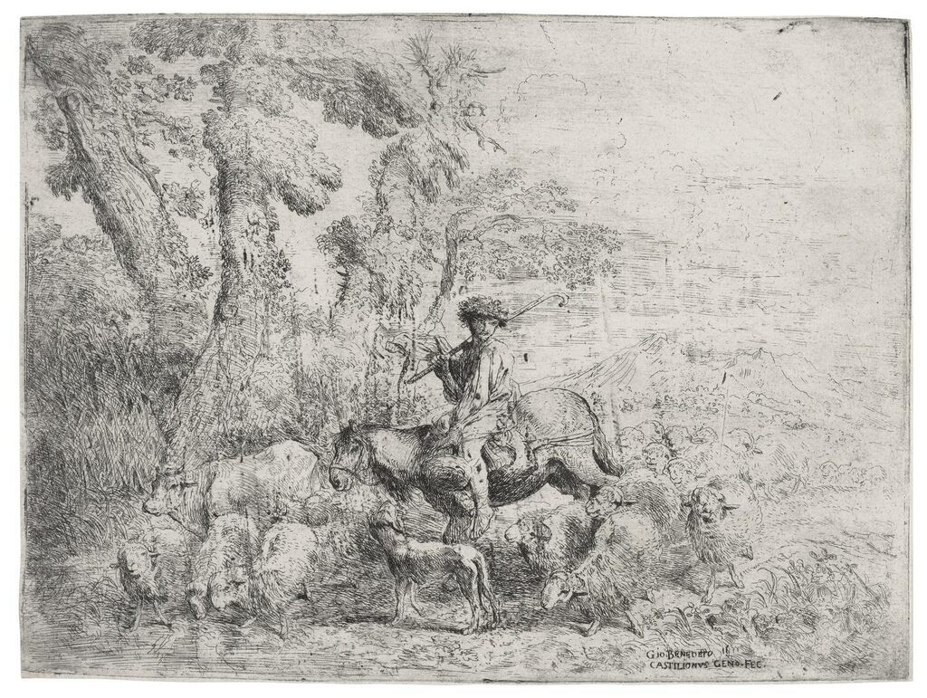 A Young Herdsman on Horseback