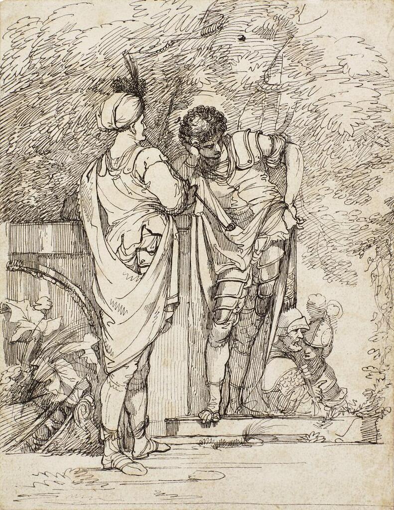 Four Banditti in a Landscape